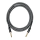 Кабель інструментальний Cascha CCP-G2SBK3 (Professional Line Guitar Cable, Tweed Black, 3 м) - изображение 3