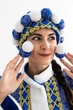 Карнавальний костюм Снігуроньки синій 44-48 - зображення 4