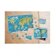 Пазлы детские Interdruk "Kids" World Map "Карта мира" 48х33 см 250 шт + наклейки (368966) - изображение 4