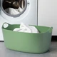 Гнучкий кошик для білизни IKEA TORKIS 35 л зелений 205.791.65 - зображення 4