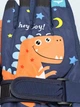 Перчатки "Динозавр" детские зимние с мехом внутри 6-12 лет Синий - изображение 3