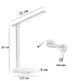 Cкладана настільна лампа LED DESK LAMP 668A біла - зображення 7