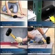 Молоток резиновый S&R фибергласовая ручка, d45 мм, 230 г Черный (284230045) - изображение 7