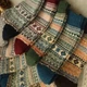 Носки с орнаментами комплект 5 шт. 35-38 - изображение 5