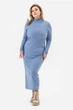 Сукня FLORI блакитна 3XL (3042576) - изображение 3