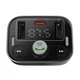 FM трансмітер Baseus FM Launcher S-09 Pro 35W Type-C+2USB (PD+QC3.0) black (C10762200113-00) - зображення 4