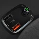 FM трансмиттер Baseus FM Launcher S-13 36W Type-C+2USB (PD+QC3.0) black - изображение 6