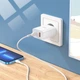 Сетевое Зарядное Устройство HOCO C97A PD20W+QC3.0 (1USB/1Type-C/3A) + Type-C to Lightning (Белый) - изображение 7