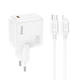 Сетевое Зарядное Устройство Hoco C112A Advantage PD30W + кабель Type-C to Lightning (Белый) - изображение 1