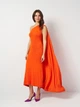 Платье женское Zara 3390/266 S Оранжевое (03390026615027) - изображение 3