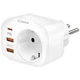 Сетевое Зарядное Устройство Gelius Moxie GP-HC050 2USB (QC3.0) + Type-C (PD20W) (Белый) - изображение 3