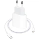 Сетевое зарядное устройство Foxcon Power Adapter Type-C 20W + кабель Lightning для Iphone 14 Pro Max c быстрой зарядкой White - изображение 2
