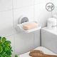 Мыльница MVM BP-4 клеящаяся пластиковая Белая (BP-4 WHITE) - изображение 3