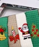 Набор вафельных полотенец для кухни Nilteks 6 шт 40*60 см Merry Christmas - изображение 5