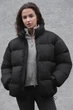 Жіноча Пухова Куртка Стьобана Пуховик Без Капюшона Without Nest L/XL Black 455722504 - зображення 1