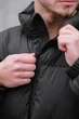 Чоловіча Пухова Куртка Стьобана Пуховик Без Капюшона Without L/XL Nest Black 455722484 - зображення 5