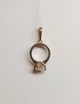Серебряная подвеска "Кольцо" с камнем. 3624379 - изображение 2