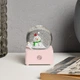 Новогодний снежный шар c LED подсветкой, музыкальный, от USB и батареек AA, 8,5x8,5см, Снеговик - изображение 10