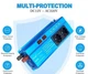 Інвертор FOVAL 3000W, Перетворювач напруги з 12 в 220 V Чиста, правильна синусоїда, інвертор FOVAL 3 кв, синій - зображення 3