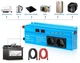 Інвертор FOVAL 3000W, Перетворювач напруги з 12 в 220 V Чиста, правильна синусоїда, інвертор FOVAL 3 кв, синій - зображення 6