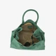 Сумка женская кожаная саквояж большая Regina Notte Travel bag 3787 Зеленый - изображение 4