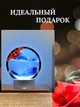 Картина песчаного пейзажа 3D с подсветкой Синего цвета - изображение 4