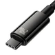 Кабель на 2м. Type-C to Type-C Tungsten Gold 240W Black, Baseus для зарядки та передачі даних (CAWJ040101) - зображення 3