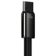 Кабель на 1м USB to Type-C Tungsten Gold 100W Black, Baseus для зарядки и передачи данных (CAWJ000001) - изображение 6