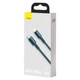 Кабель 1м.Type-C to Lightning High Density Braided 20W Blue, Baseus для зарядки, передачи данных (CATLGD-03) - изображение 9