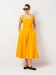 Платье женское Zara 2711/554 S Оранжевое (02711554615029) - изображение 3