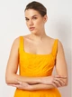 Платье женское Zara 2711/554 S Оранжевое (02711554615029) - изображение 4