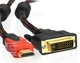 Кабель Ewell HDMI - DVI 24+1 в обплетенні 5.0 м (EW685) - зображення 1