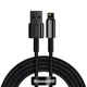 Кабель Baseus Tungsten Gold Fast Charging Data Cable USB to Lightning 2.4A 2m Black (CALWJ-A01) - зображення 1