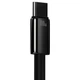 Кабель Baseus Tungsten Gold Fast Charging Data Cable USB to Type-C 100W 2m Black (CAWJ000101) - изображение 5