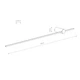 Светильник Nowodvorski 10314 черный Saber LED L 1x16W 3000K 540Lm - изображение 2