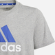 Koszulka chłopięca Adidas U BL 2 TEE IJ6285 128 cm Szara (4066761998815) - obraz 4