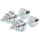 Гантели разборные стальные хромированные 25кг SP-Sport (TA-8054-25) 2шт по 12,5кг Хром - изображение 1