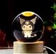 3D нічник Kuromi Crystal Ball, світильник Куромі для спальні, дитячої, Chansin (94024628) - зображення 1