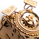 3D Puzzle drewniane Robotime Rokr Pozytywka Steampunk Pies 14.6 x 14.6 x 13.1 cm 110 elementów (6946785122831) - obraz 3