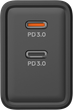 Зарядний пристрій RZTK GaN2 65W 2 USB-C (PD3.0) + кабель USB-C 100W Black - зображення 16