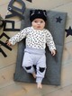 Дитяче боді Pinokio Happy Day Buttoned Longsleeve Bodysuit Triangles 50 см Кремовий (5901033218408) - зображення 3