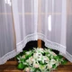 Фіранка арка коротка готова Летиція біла мережево хвиля з розрізом 160*280 см - зображення 4