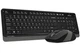 Клавиатура и мышь беспроводная A4Tech FG1010 Black/Grey USB - изображение 1
