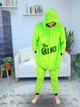 Мужские кигуруми взрослая и подростковая Kigurumi Grinch Гринч Похититель Рождества Зеленая XL 175-185 см (1096/2) - изображение 1