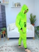 Мужские кигуруми взрослая и подростковая Kigurumi Grinch Гринч Похититель Рождества Зеленая XL 175-185 см (1096/2) - изображение 5