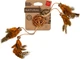 Игрушка для кошек WAUCAT Fun Natural Плетеный мячик с перьями 40 см (6212collar) - изображение 2