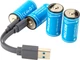 Аккумулятор Beston USB Type-C RCR123A 3.0V, 2100mWh, Li-Ion, 4 шт (AA620364) - изображение 1