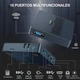 Мини ПК UXX X20 / Intel Celeron N3350 / RAM 6GB / eMMC 64GB / HDMI / LAN / Wi-Fi 5 / Bluetooth 4.2 / Windows 11 / Синий - изображение 3