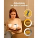 Настільна лампа акумуляторна Glocusent Rotatable Book Light Book light A24 Purple - зображення 3