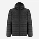 Куртка демисезонная с капюшоном мужская Viverra Warm Cloud Jacket 2233002 L Черная (РБ-2233002) - изображение 1